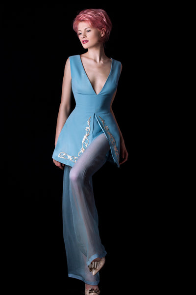 Couture Tunic and silk trousers STYLE 101