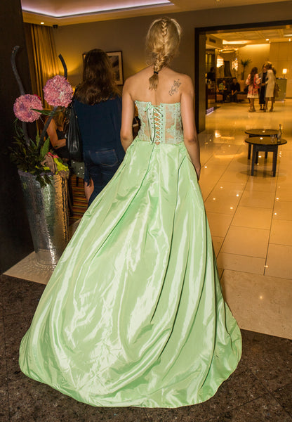 Ballet green Corset gown
